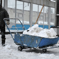 Сильный снегопад в Москве