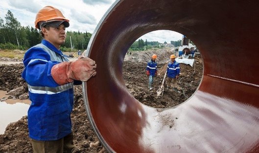 Строительство газопровода