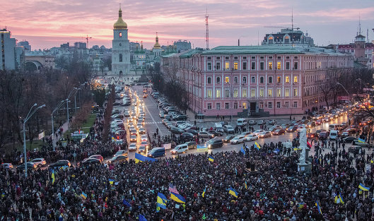 В Киеве продолжаются народные волнения