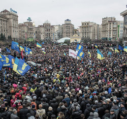 Протесты сторонников евроинтеграции Украины