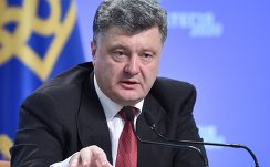 Пресс-конференция президента Украины Петра Порошенко