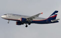 Самолет Airbus A320 авиакомпании "Аэрофлот"