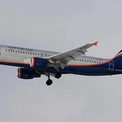 Самолет Airbus A320 авиакомпании "Аэрофлот"