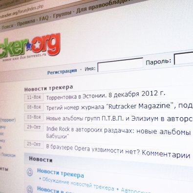 Cайт RuTracker.org