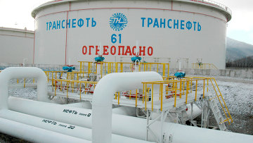 Резервуар одного из объектов компании "Транснефть"