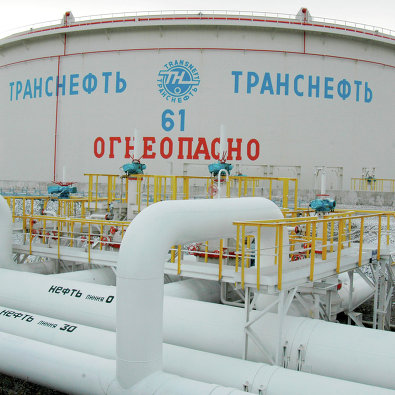 Резервуар одного из объектов компании "Транснефть"