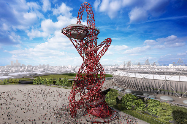 Проект монумента ArcelorMittal Orbit в Олимпийском парке Лондона