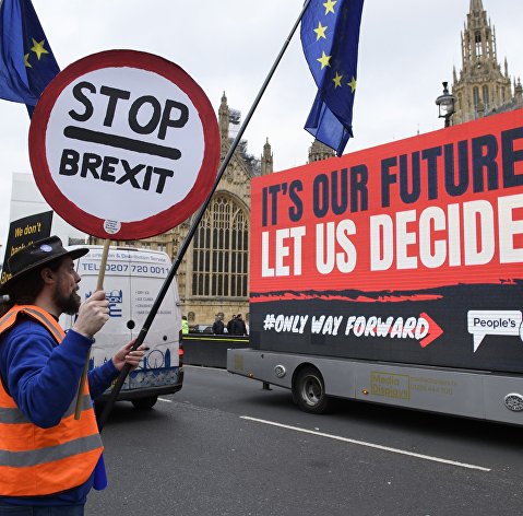 Акция против Brexit в Лондоне