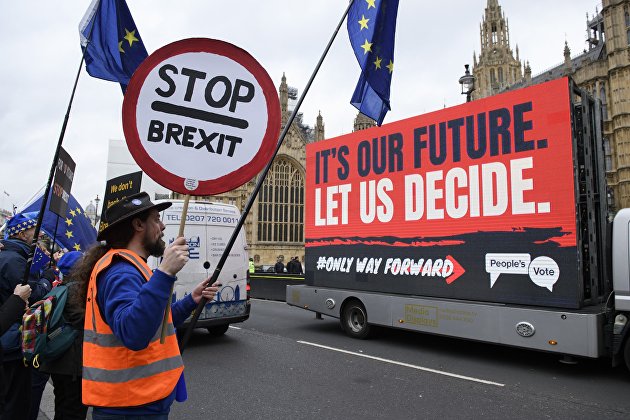 Акция против Brexit в Лондоне