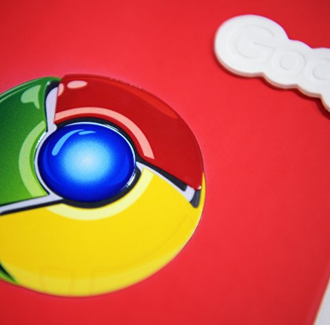 Блокнот с логотипом Google Chrome