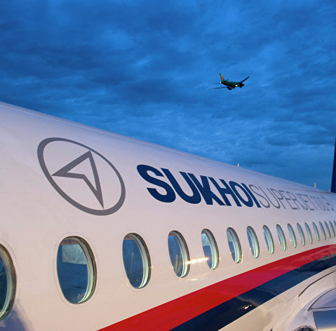 Самолет Superjet 100. Архивное фото