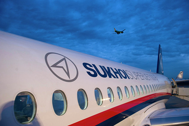 Самолет Superjet 100. Архивное фото