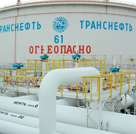 Резервуар одного из объектов компании "Транснефть"