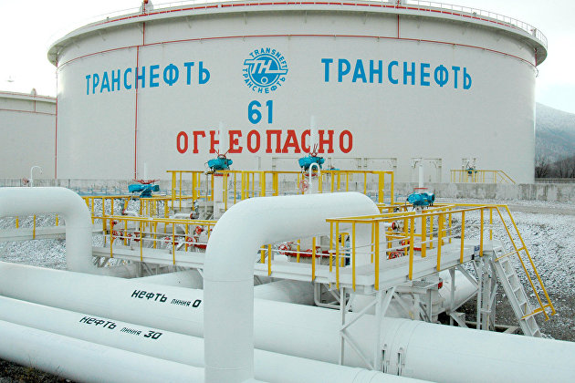 Резервуар одного из объектов компании "Транснефть"