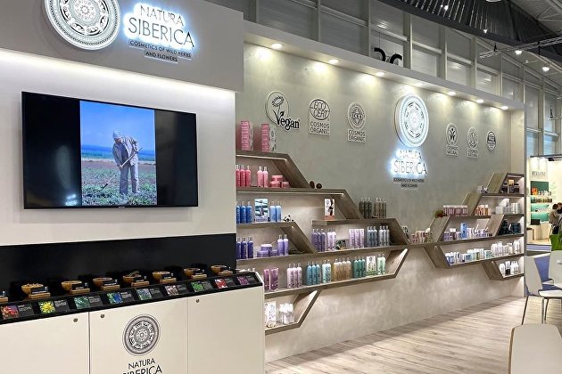 Стенд Natura Siberica на выставке Vivaness в Нюрнберге