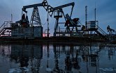 Работа нефтяных станков - качалок