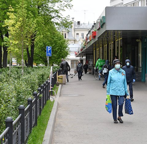 Москва во время режима самоизоляции жителей