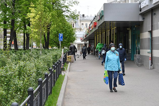 Москва во время режима самоизоляции жителей