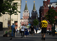 Теплая погода в Москве