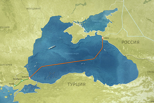 Морской газопровод "Турецкий поток"