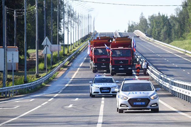 Открытие участка ЦКАД-5 от Можайского до Новорижского шоссе