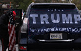 Автопробег сторонников Трампа в Нью-Йорке