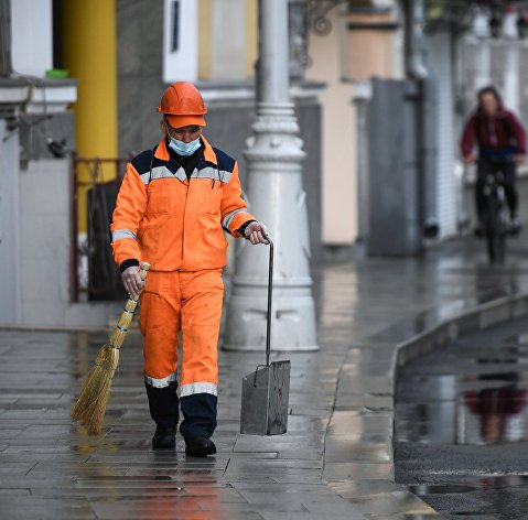 Москва во время режима самоизоляции жителей