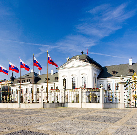 !Президентский дворец в Братиславе, Словакия