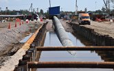 Строительство газопровода "Северный поток-2" в Ленинградской области