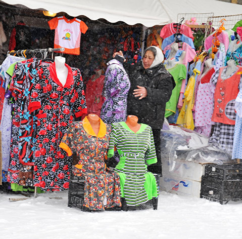 Мартовская метель в Москве