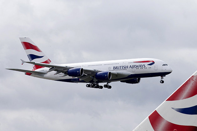 Самолет авиакомпании British Airways