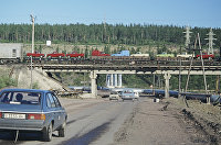 Участок БАМа в районе города Тынды.