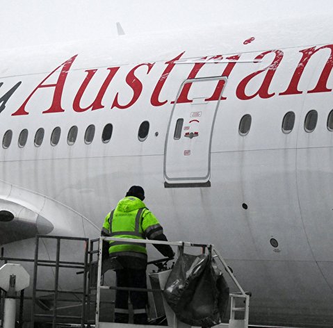 Самолет Boeing 777-200 авиакомпании Austrian Airlines