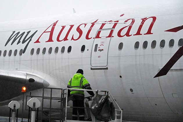 Самолет Boeing 777-200 авиакомпании Austrian Airlines