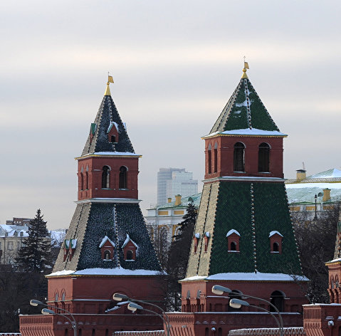 Вид на Московский Кремль. Архивное фото