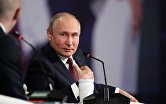 Президент РФ В. Путин принял участие в пленарном заседании ПЭМФ-2021