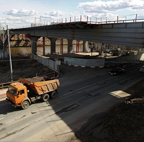 Строительство скоростной автодороги Москва - Санкт-Петербург