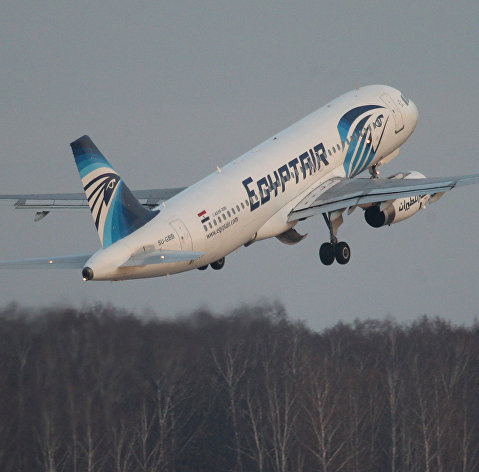 Самолет авиакомпании Egypt Air.