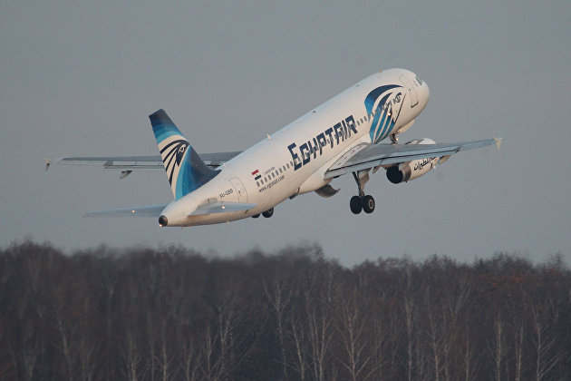 Самолет авиакомпании Egypt Air.