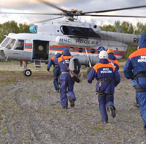 Крушение вертолёта МИ-8 на Камчатке