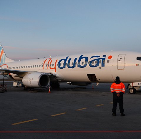 Самолет авиакомпании Flydubai