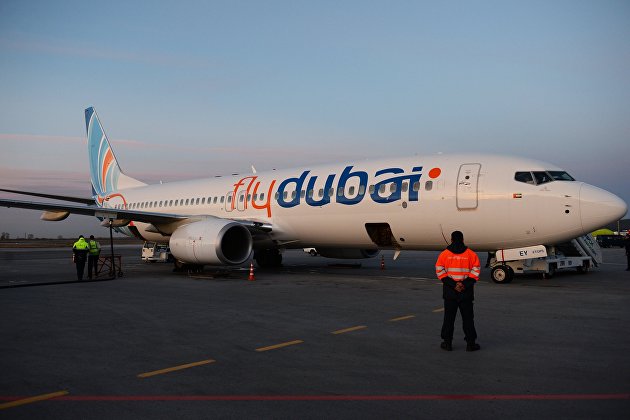 Самолет авиакомпании Flydubai