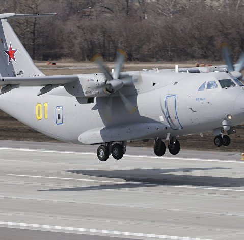 Второй полет нового российского военно-транспортного самолета Ил-112В