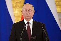 Встреча президента РФ В. Путина с канцлером Германии А. Меркель