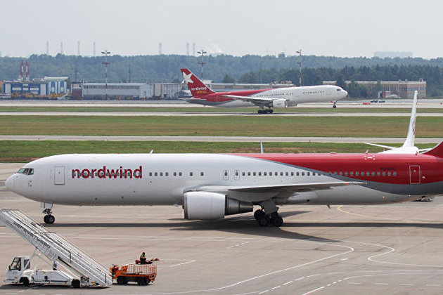 Самолет авиакомпании "NordWind Airlines"