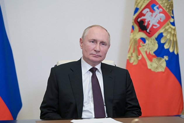 Президент РФ В. Путин встретился с главой Адыгеи М. Кумпиловым