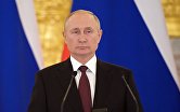 Встреча президента РФ В. Путина с канцлером Германии А. Меркель