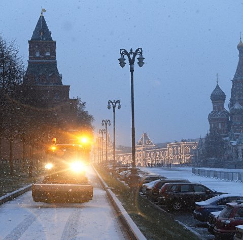 Снегоуборочные работы в Москве