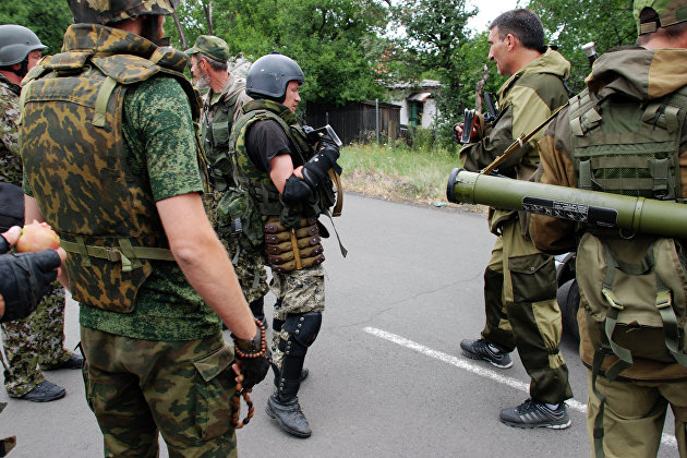 Военные ДНР в Донецкой области