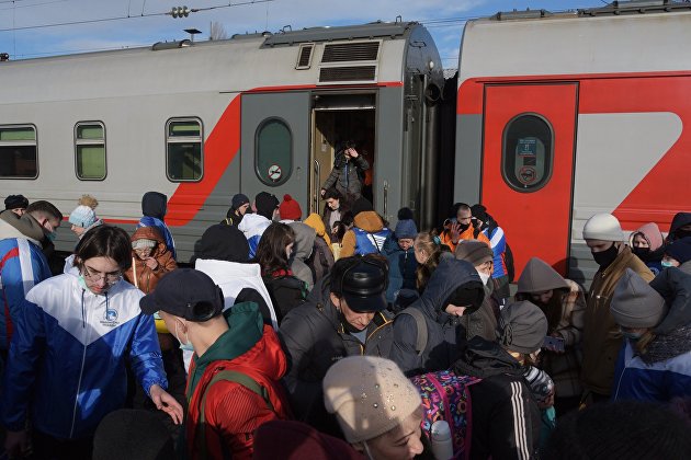 Прибытие беженцев из Донбасса в Воронежскую область